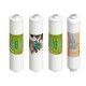 Pack of 4 cartridges reverse osmosis compact domestic osmosis equipment