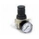 Pressure regulator with gauge