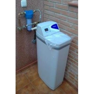 Domestic water softener installation