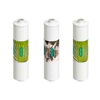 Pack de 3 cartuchos para equipos de osmosis compacta(domestica), dos cuerpo