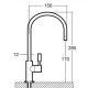 Grifo para ósmosis inversa modelo hike esquema 